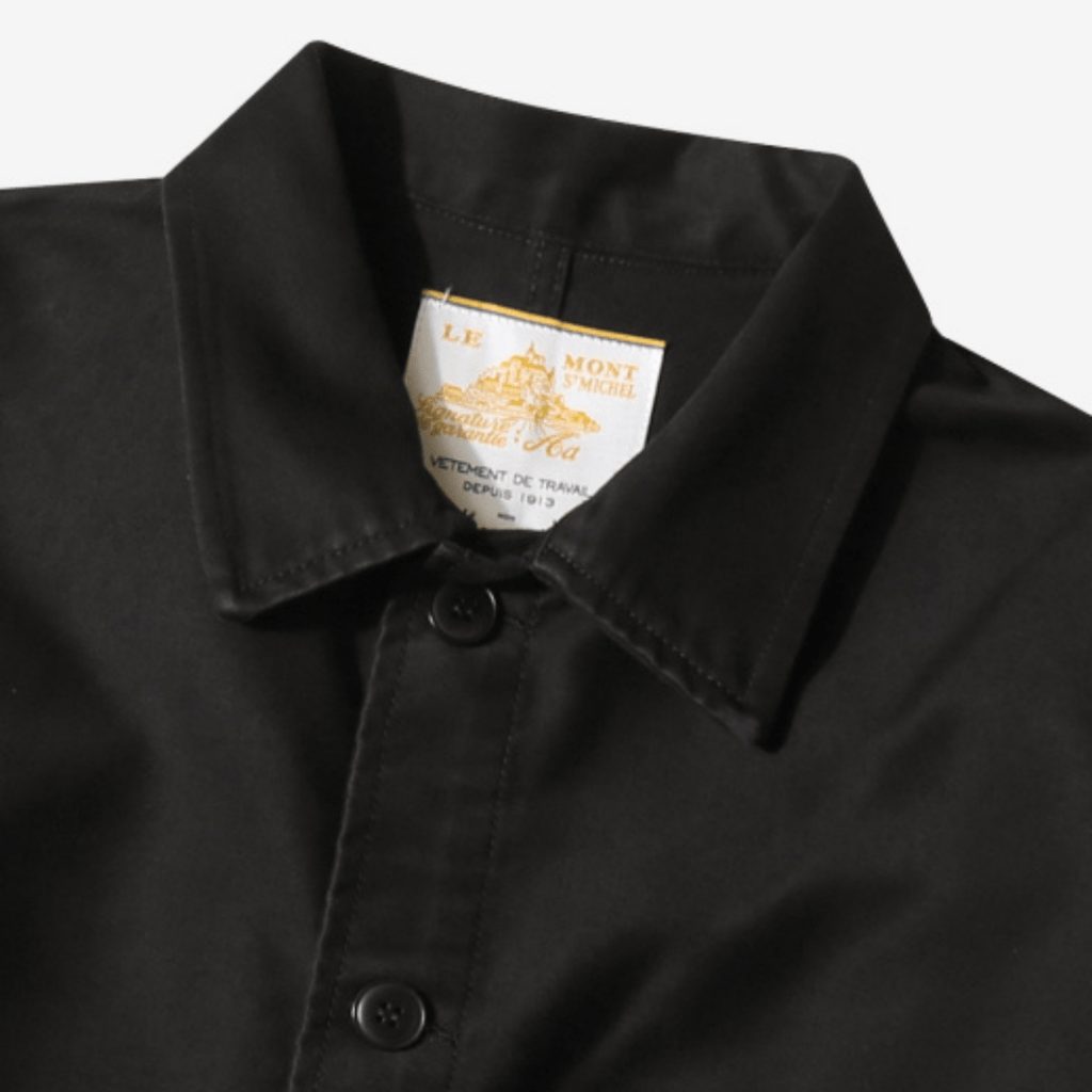 MOLESKIN WORK JACKET BLACK Le Mont Saint Michel