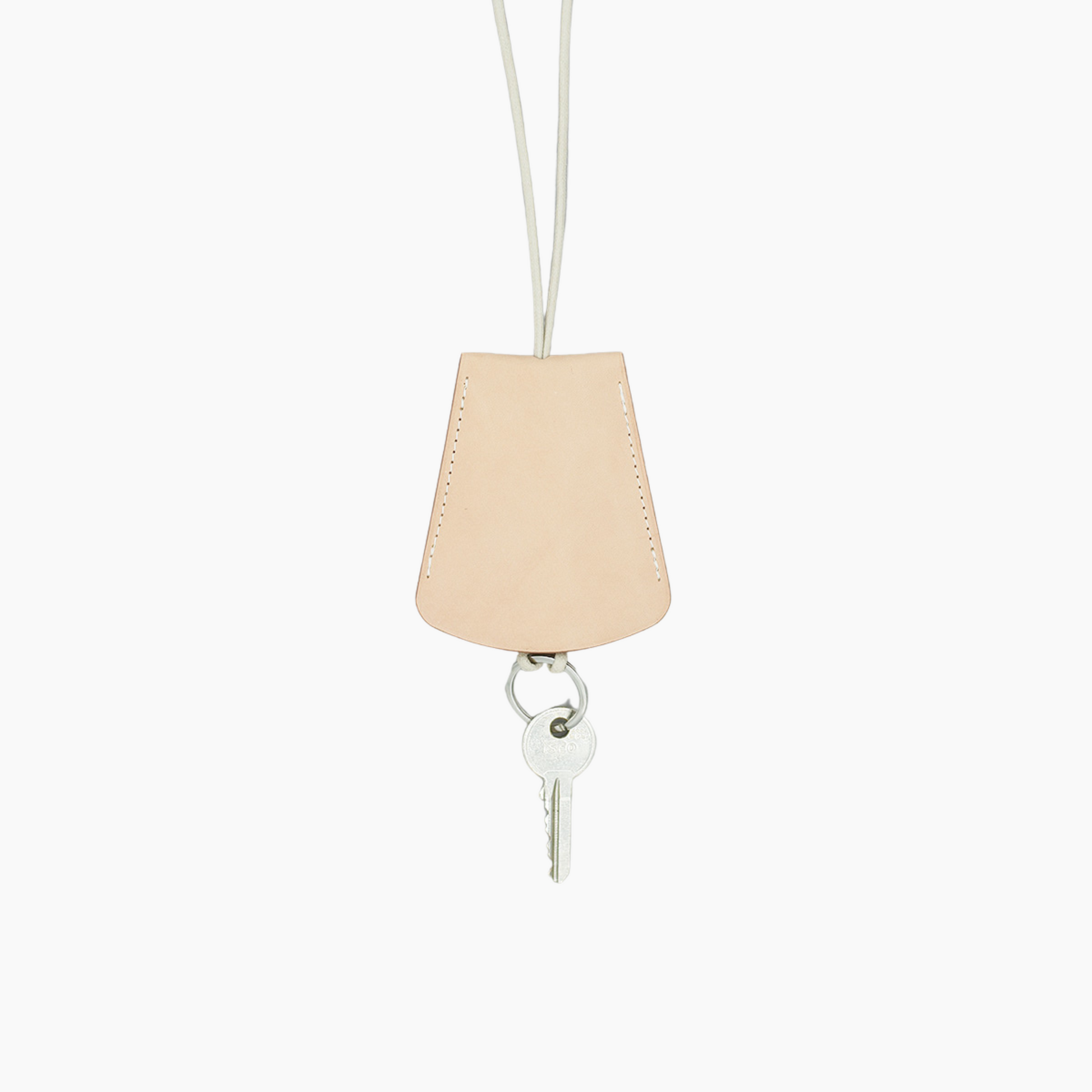 Bell Key-Holder Natural Vegetable Calf Leather - Aura