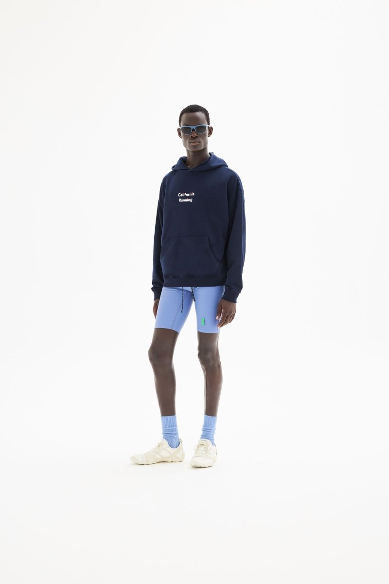 CALIFORNIA COTTON HOODIE - Wave Runner Navy DISTRICT VISION - détail de la matière — photo 1