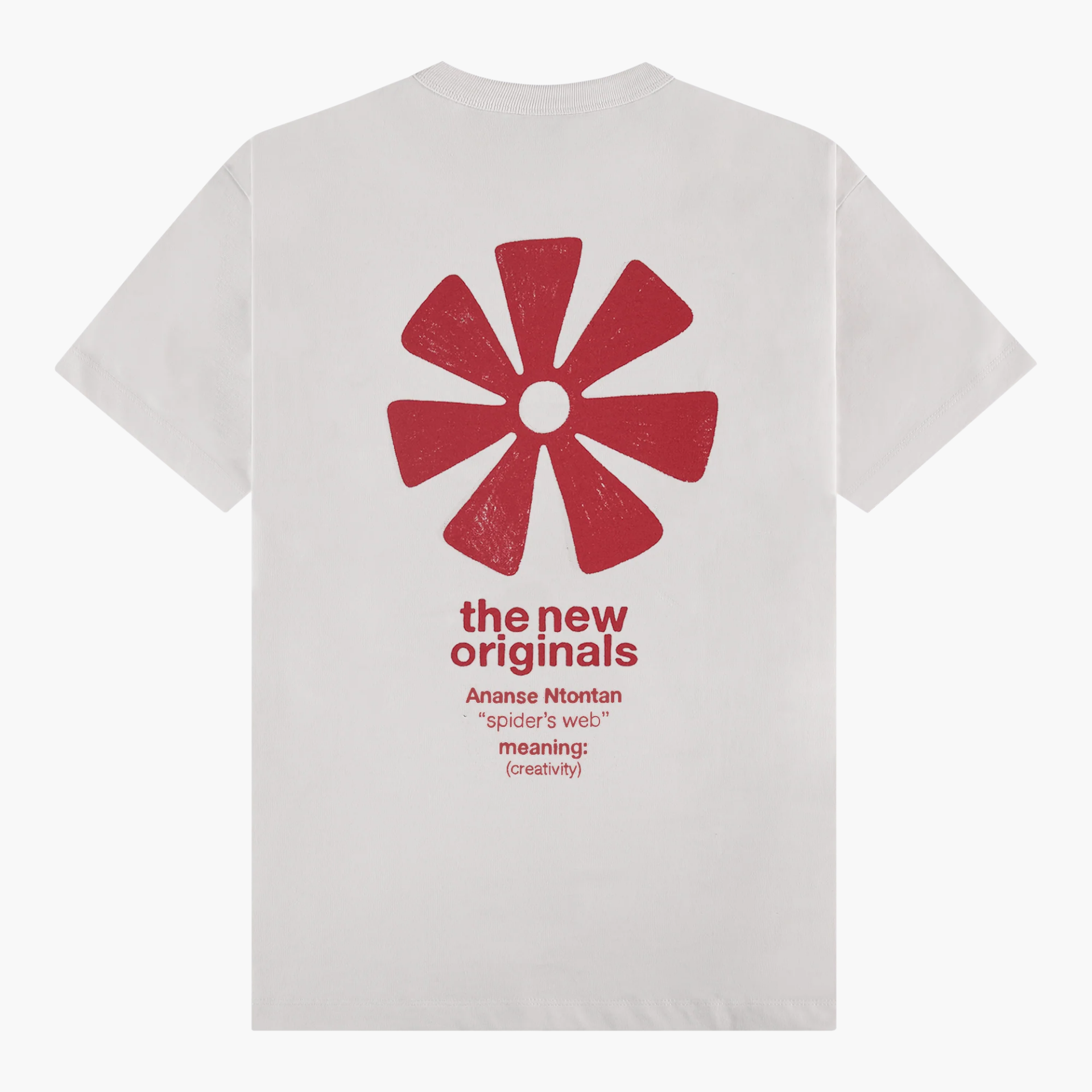 Ananse Adinkra Tee -  White The New Original