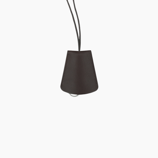 Bell Key-Holder Chocolate Baranil Calf Leather - Aura