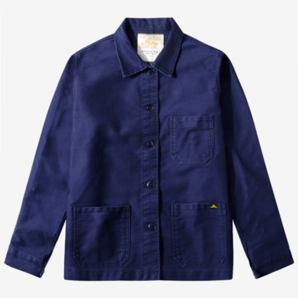 MOLESKIN WORK JACKET BLUE Le Mont Saint Michel