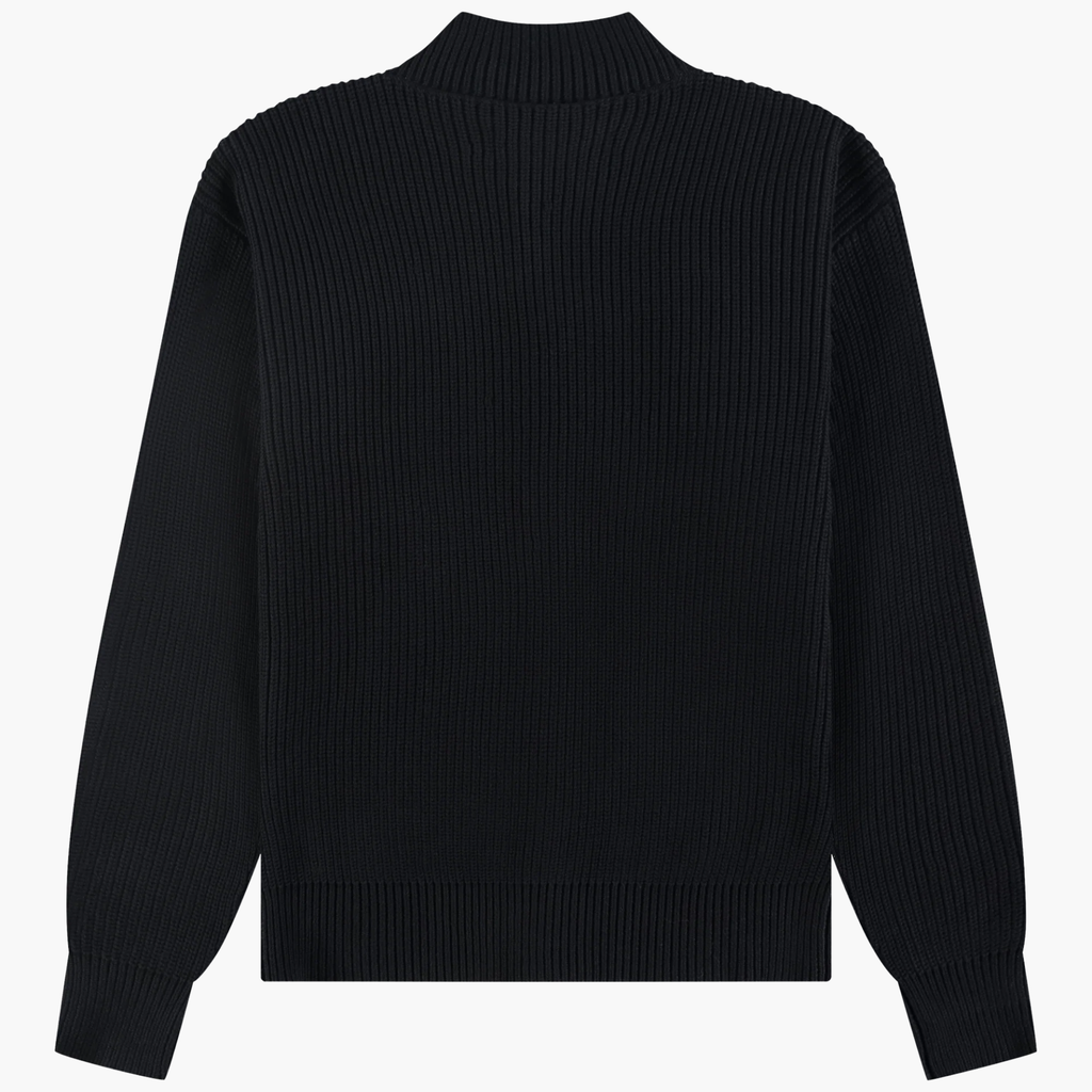 Fisherman Plain Zip Up Sweater The New Original