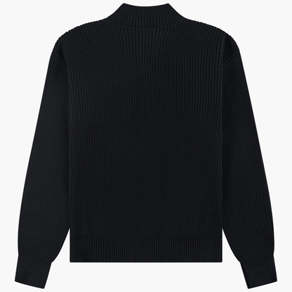 Fisherman Plain Zip Up Sweater The New Original