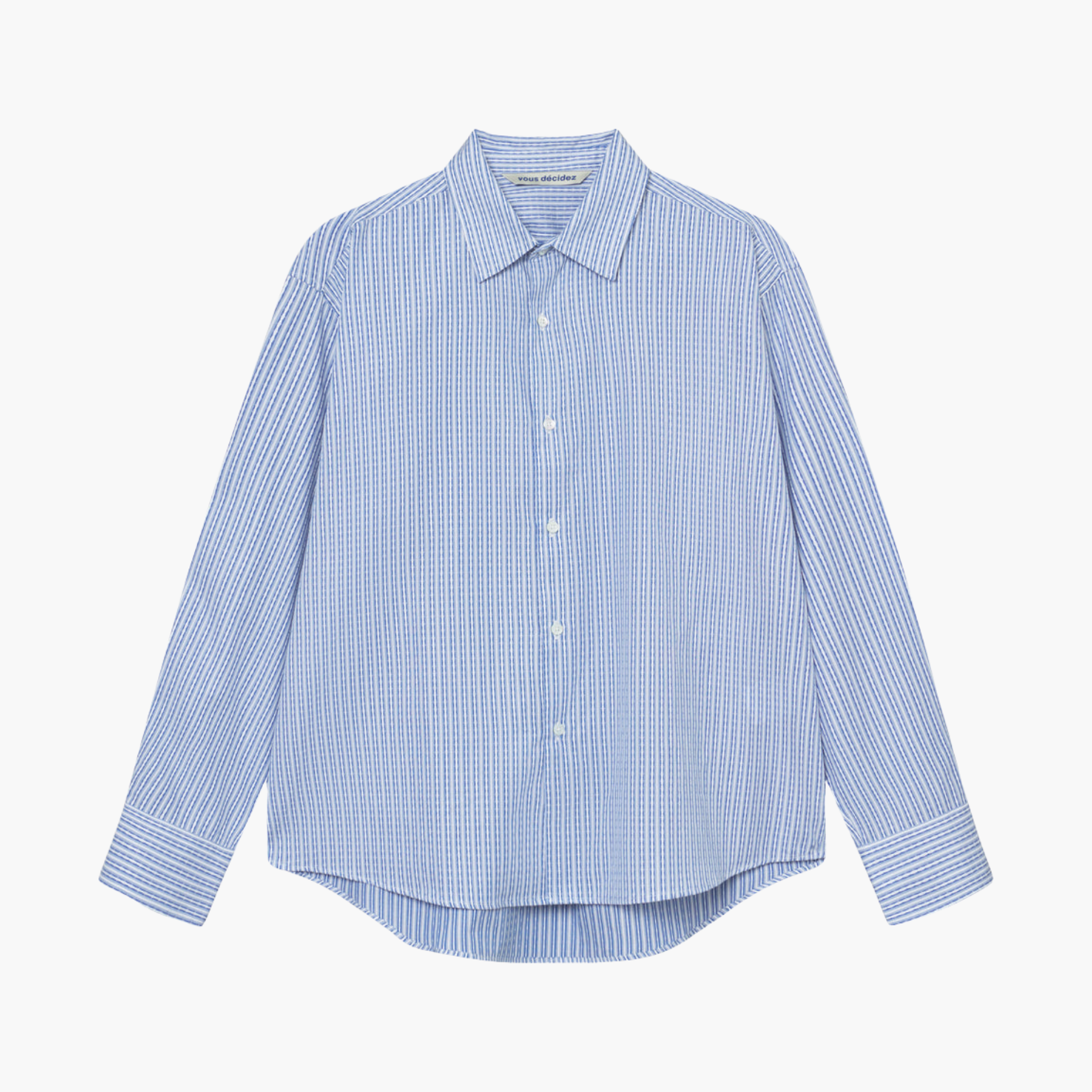 FIND SHIRT - BLUE / WHITE ROPE STRIPE Vous Décidez