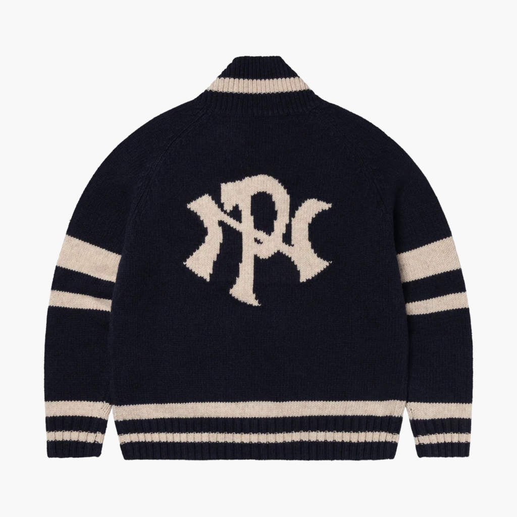 NYP Varsity Zip Thru Knit Aries no problemo