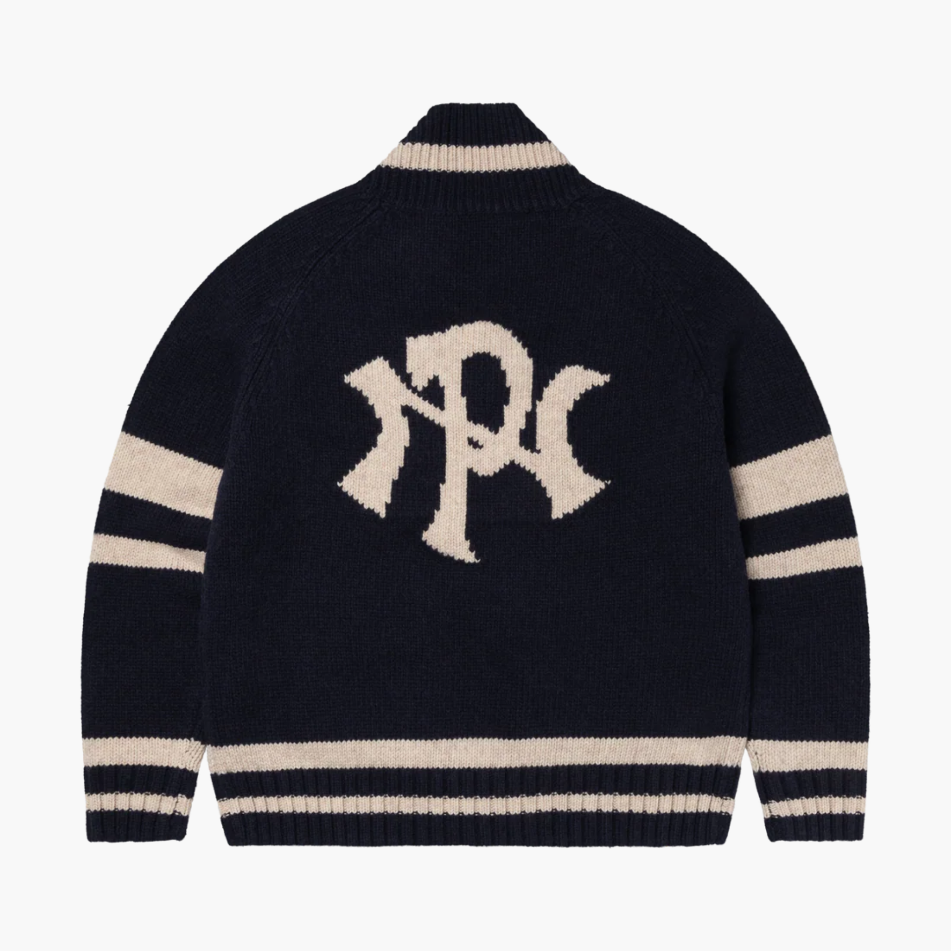 NYP Varsity Zip Thru Knit Aries no problemo