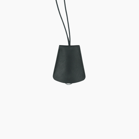 Bell Key-Holder Black Baranil Calf Leather - Aura