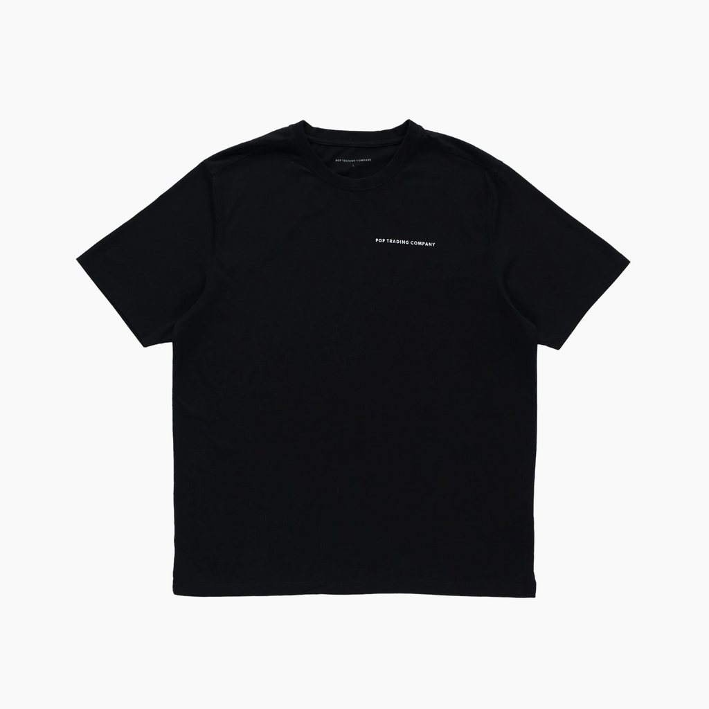 logo t-shirt - black/white - Aura