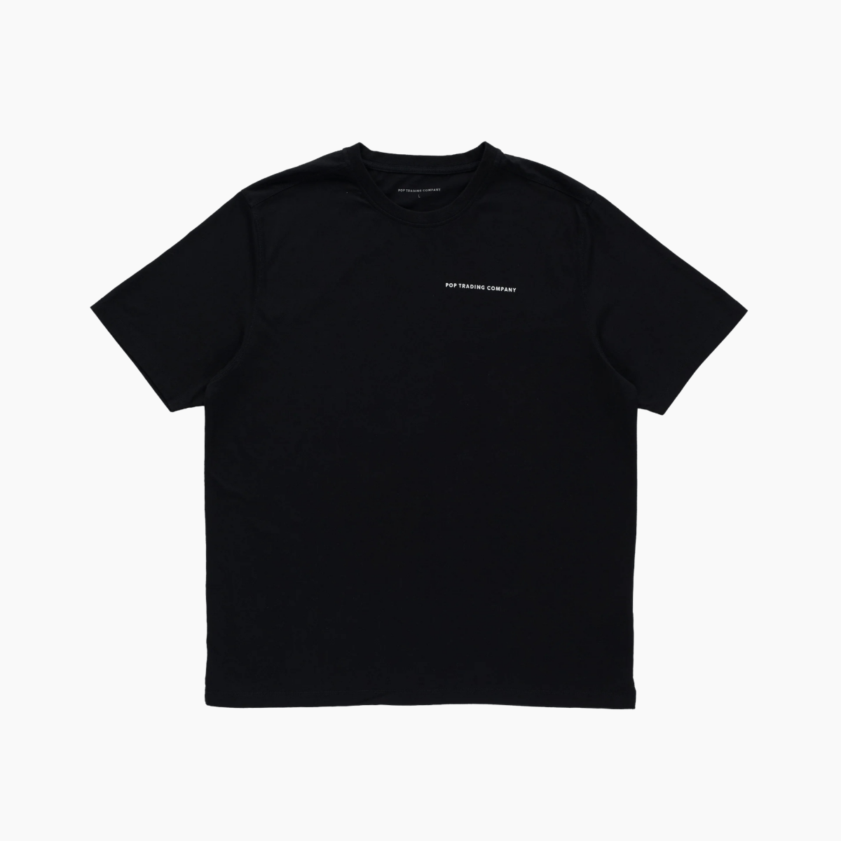 logo t-shirt - black/white - Aura — photo 1