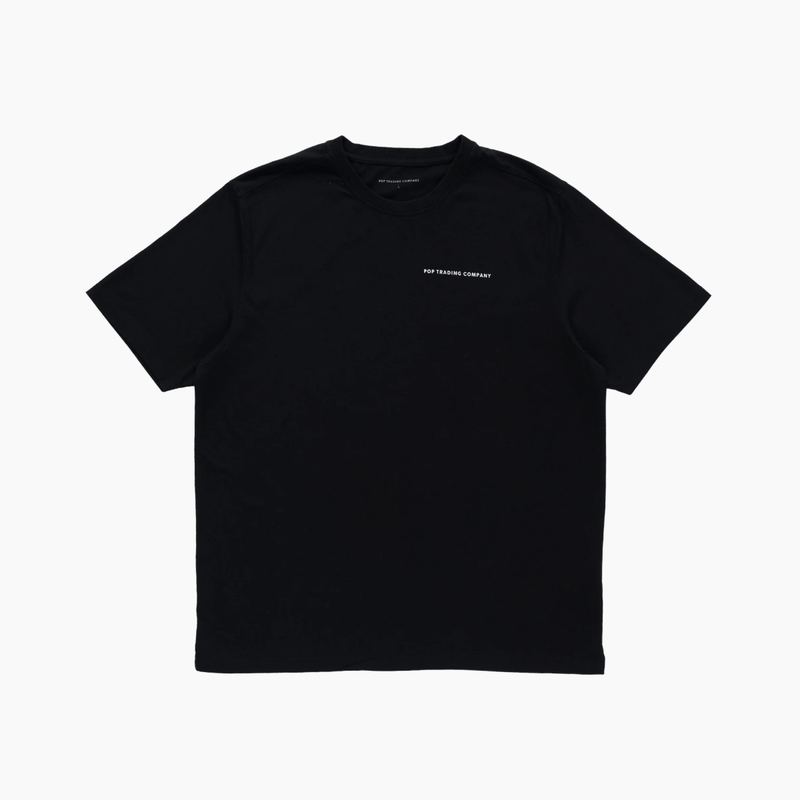 logo t-shirt - black/white - Aura