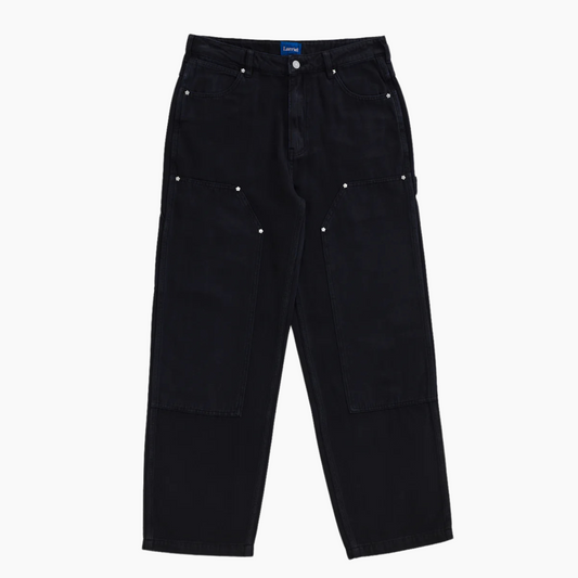 Double knee carpenter pant - Used black - Aura