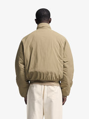 REVERSIBLE BOMBER JACKET - Olive Green BRAM'S FRUIT - vue de dos portée
