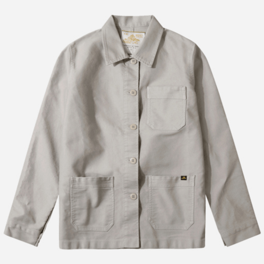 MOLESKIN WORK JACKET LIGHT GREY Le Mont Saint Michel
