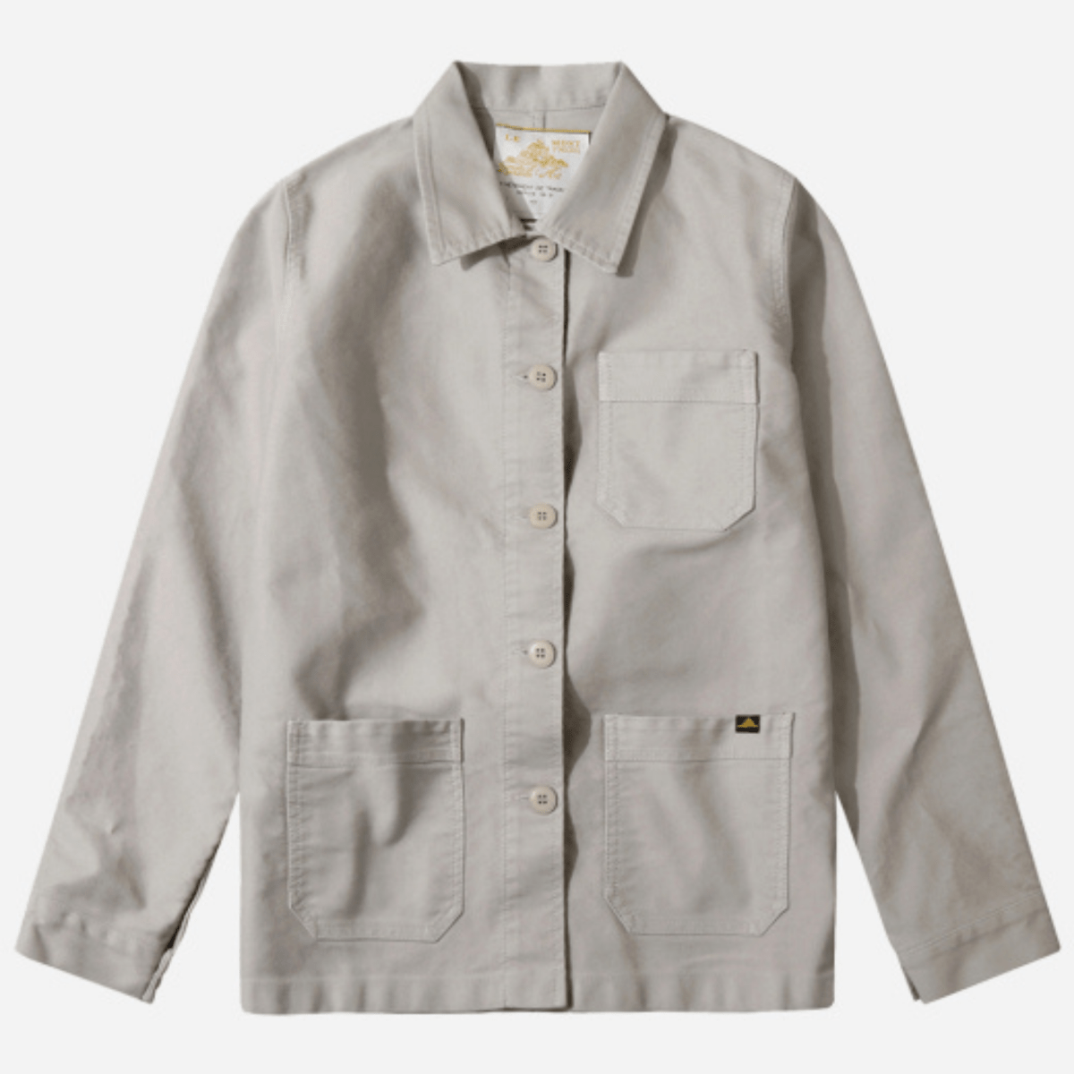 MOLESKIN WORK JACKET LIGHT GREY Le Mont Saint Michel