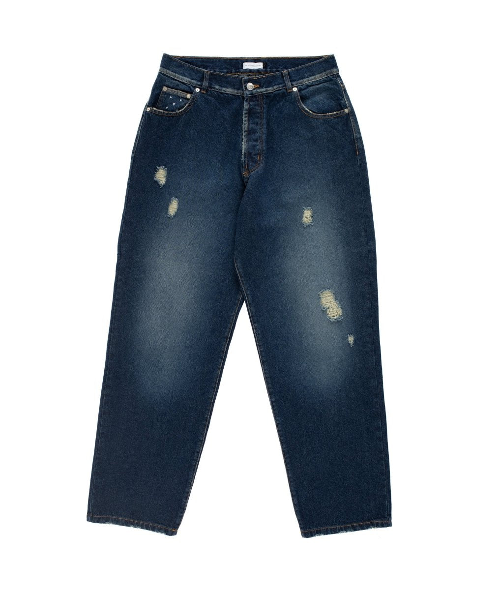 Jean Pop Trading Company DRS Denim Pants distressed denim coupe droite ample