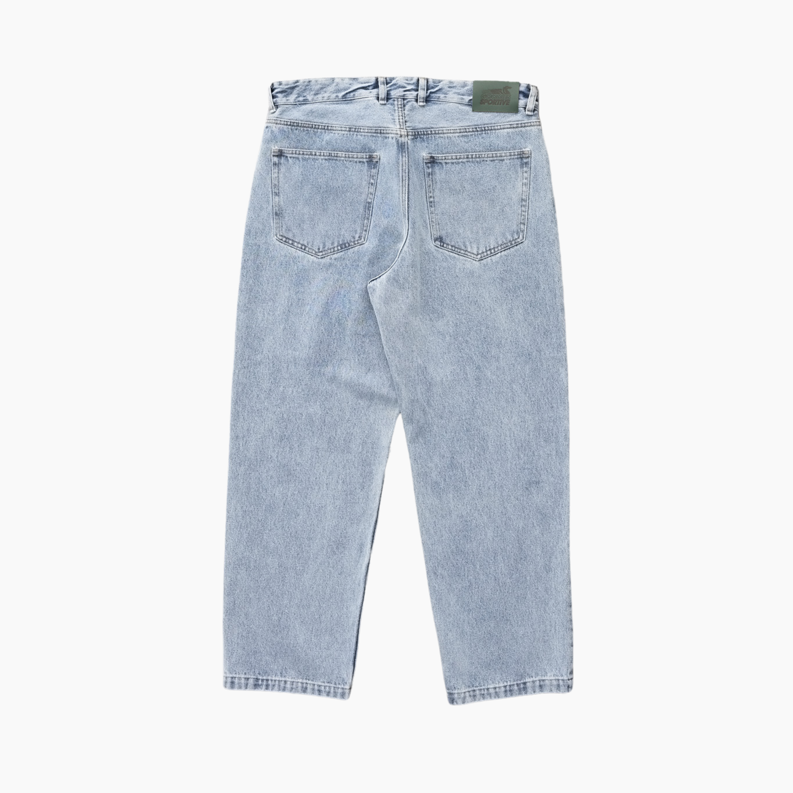 Wide leg stone washed jeans - Aura