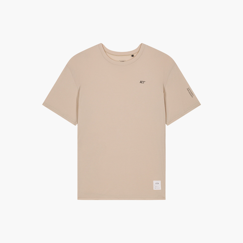 BioPerf Running T-Shirt - Beige ACT Running
