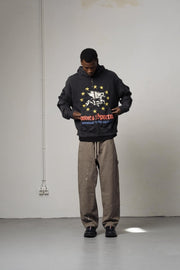 PEGASUS UNION HOODIE - Washed Black GOODIES SPORTIVE - porté vue alternative