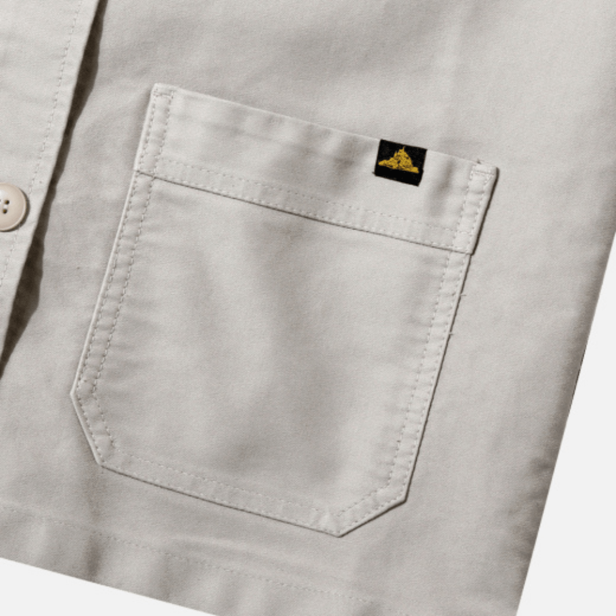 MOLESKIN WORK JACKET LIGHT GREY Le Mont Saint Michel