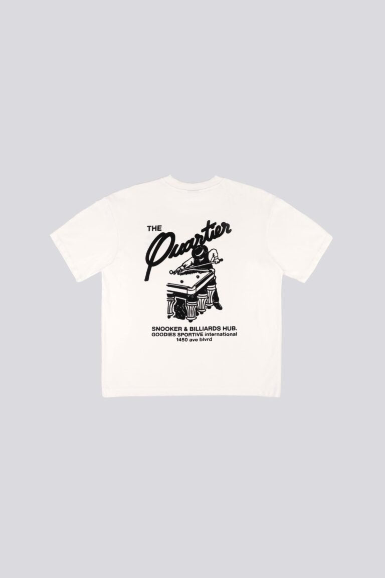 Snooker White Tee