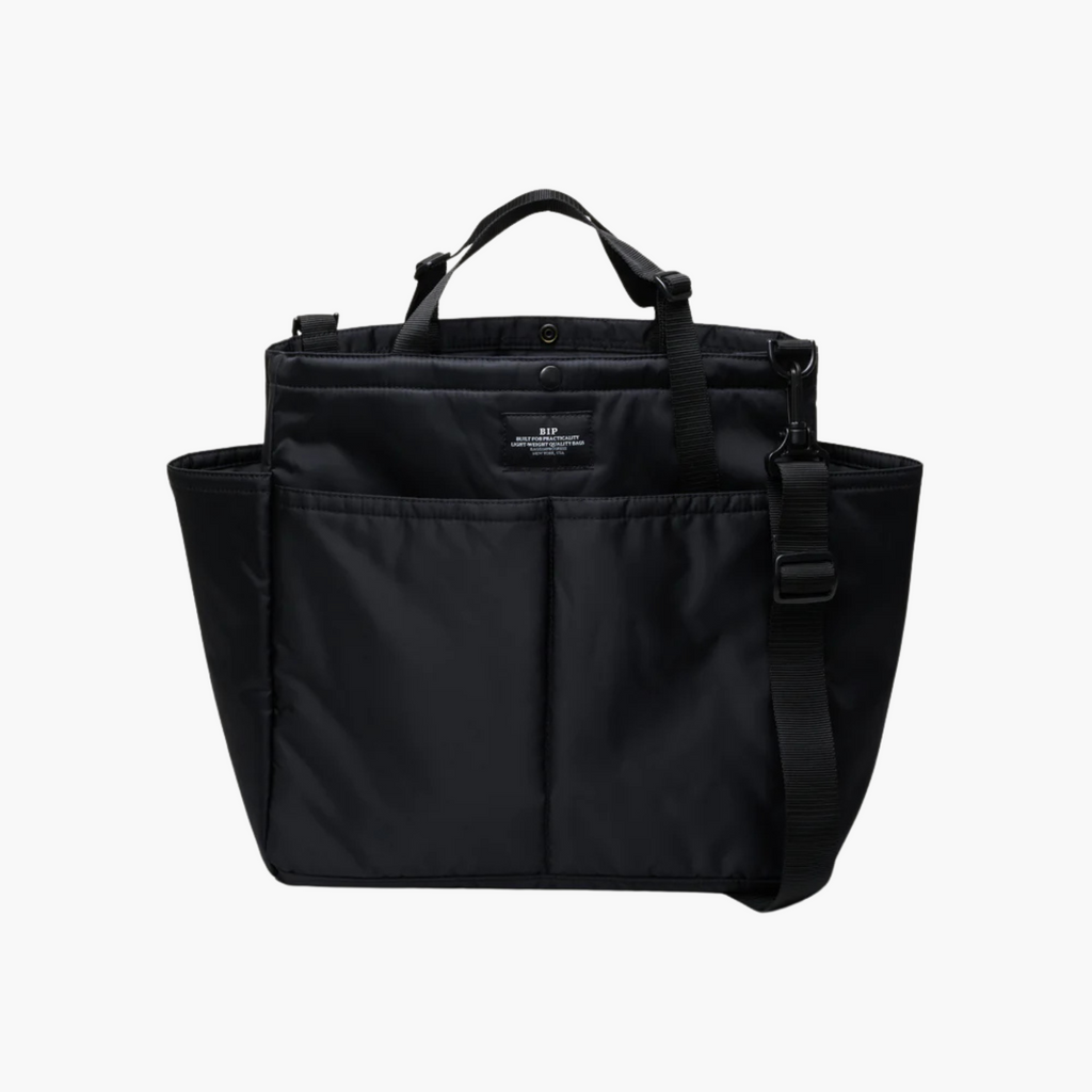 CARRY-ALL BEACH BAG - BLACK PUFFER Bags In Progress