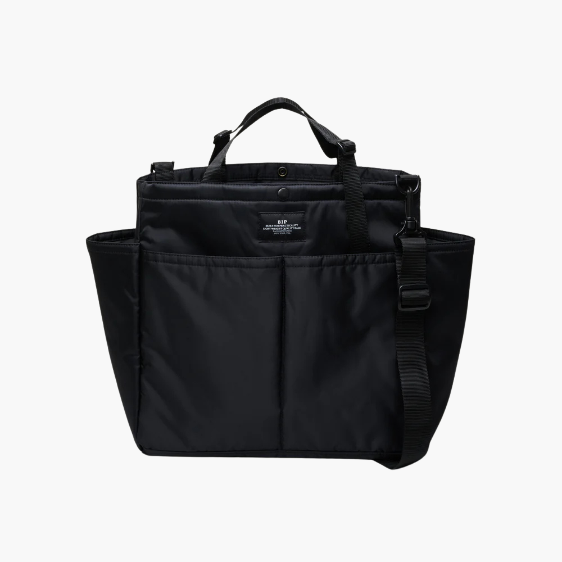 CARRY-ALL BEACH BAG - BLACK PUFFER Bags In Progress