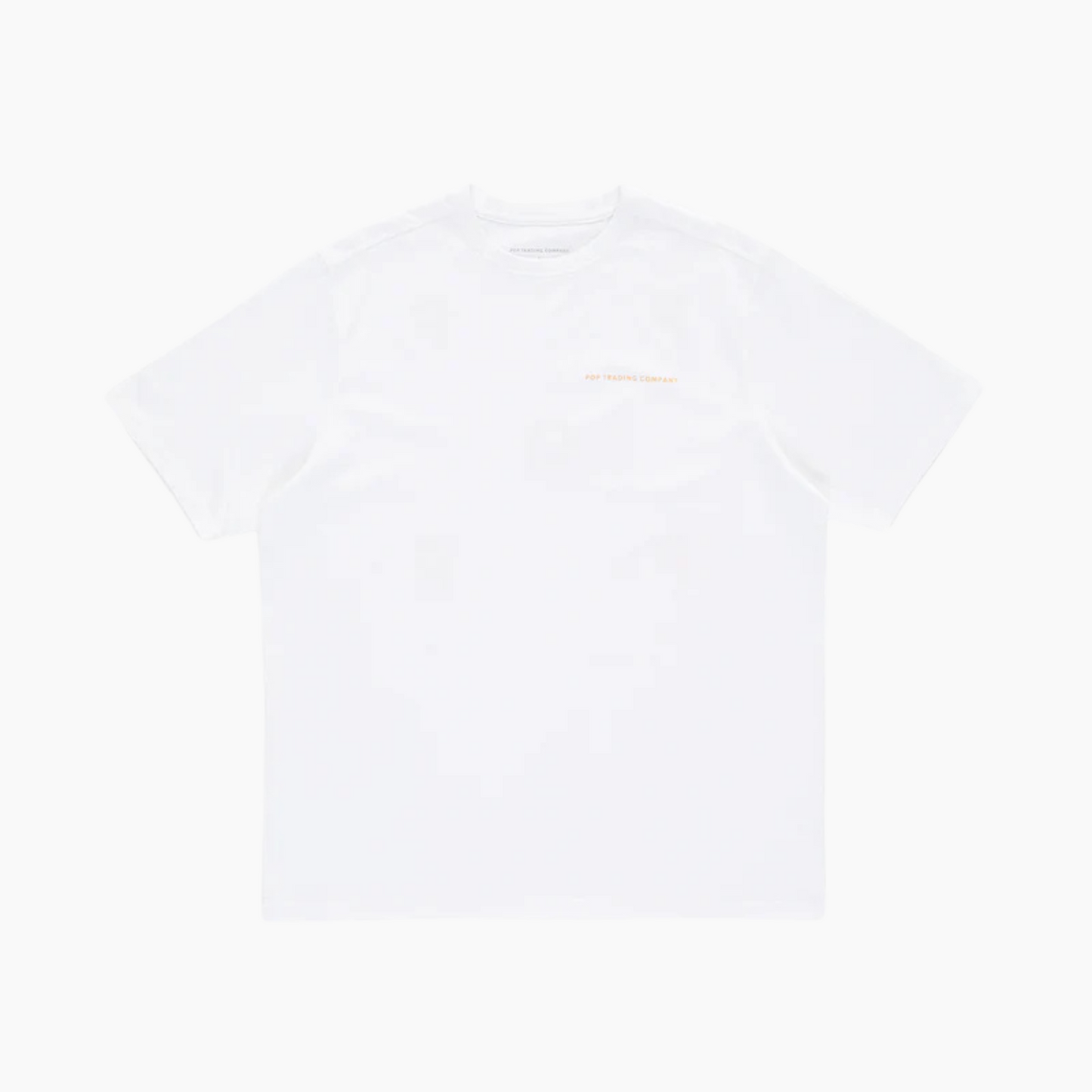 logo t-shirt - white/yellow - Aura