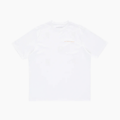logo t-shirt - white/yellow - Aura