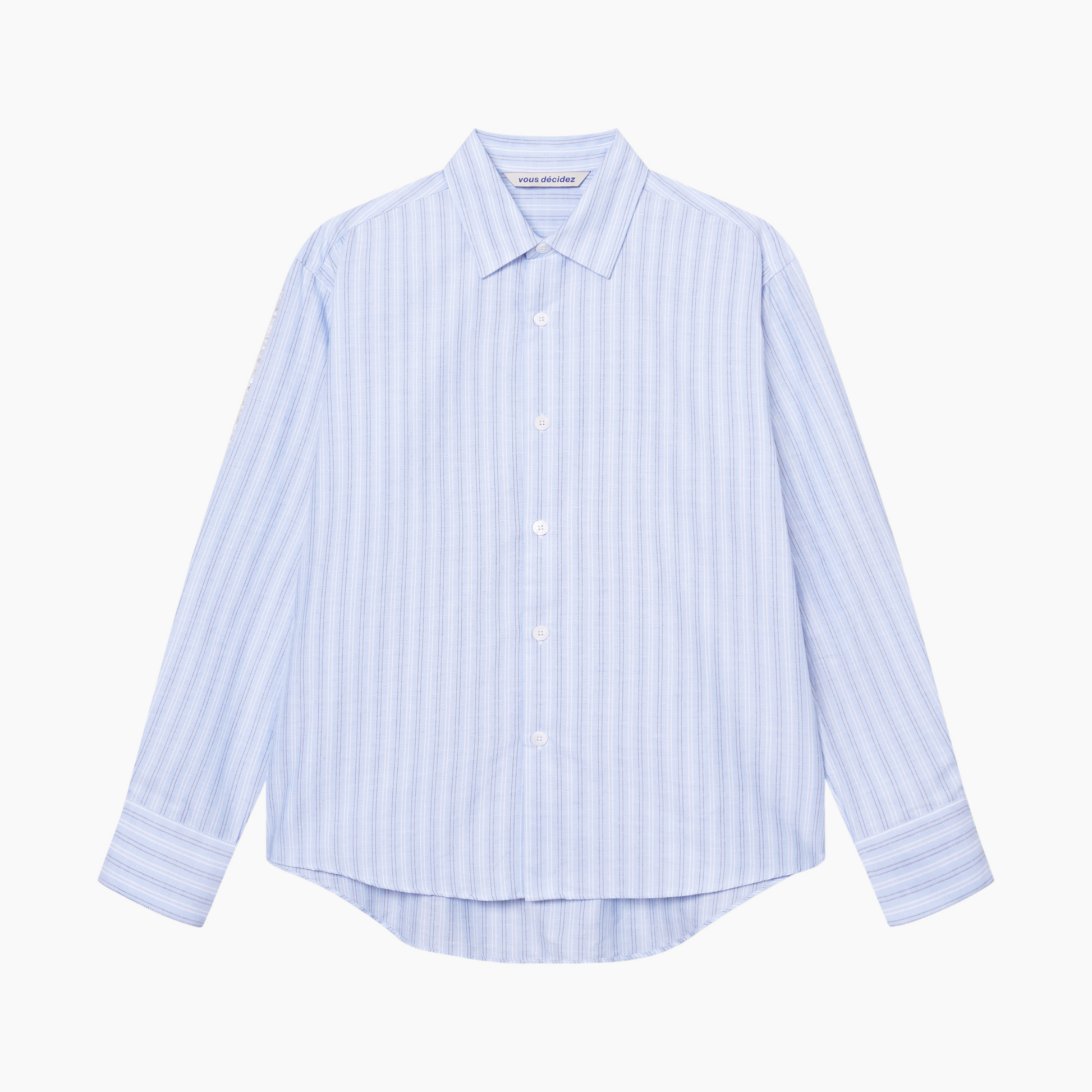 FIND SHIRT - BLUE / WHITE OXFORD STRIPE - Aura