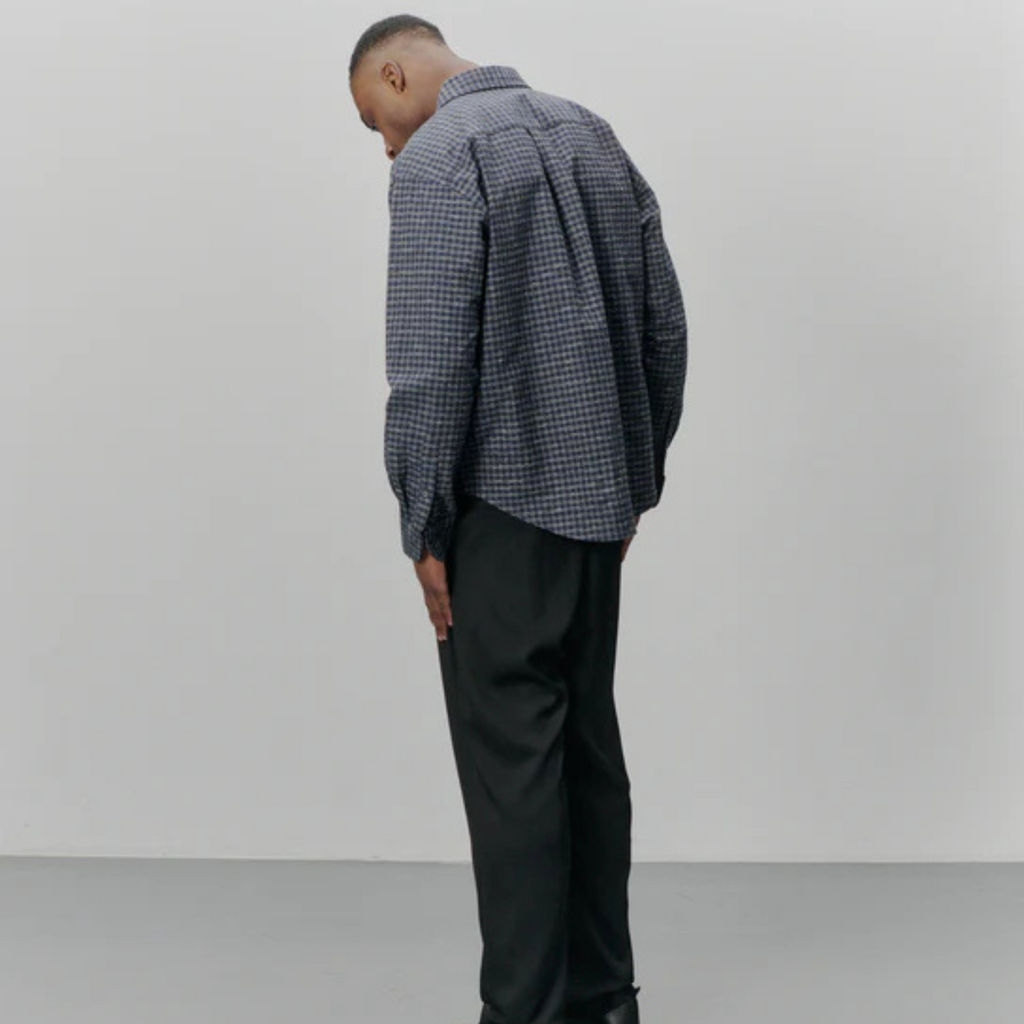 MADE SHIRT - NAVY/BLUE/GREY Aura