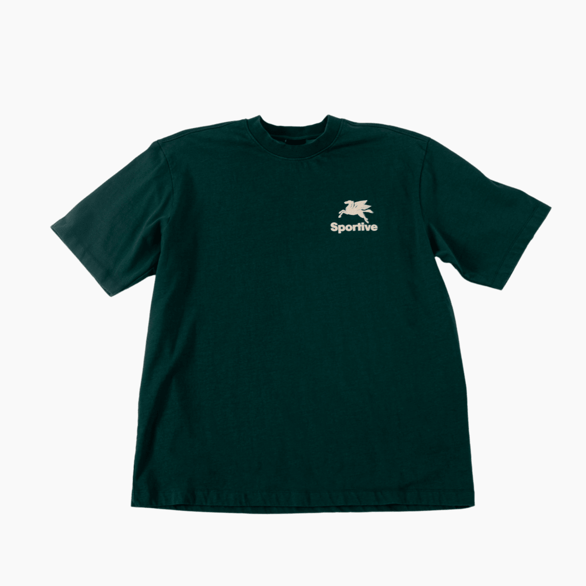 Goodies Sportive 290g Green Pegasus Tee packshot face