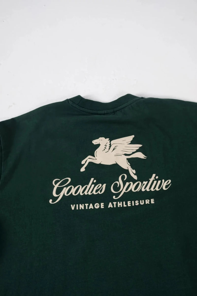 Goodies Sportive 290g Green Pegasus Tee packshot produit