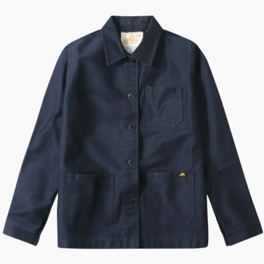 MOLESKIN WORK JACKET NAVY - Aura