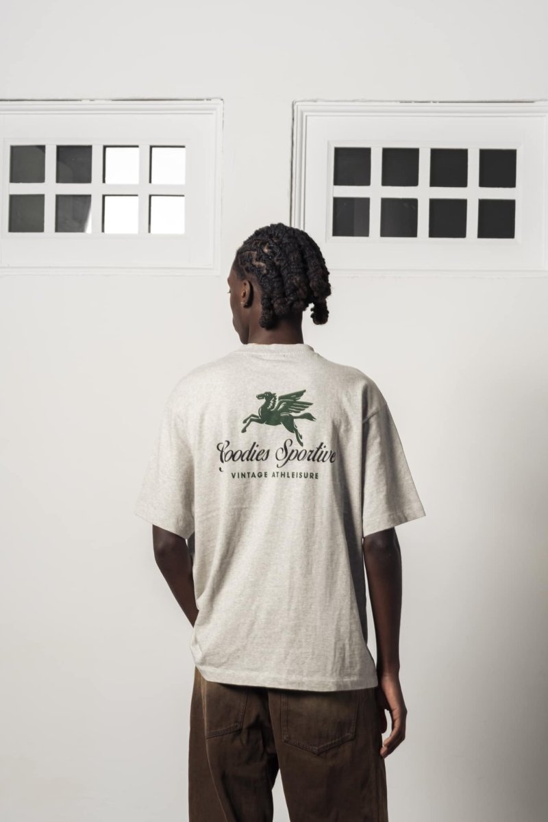 PEGASUS VIGORE TEE - Grey GOODIES SPORTIVE - vue portée de dos