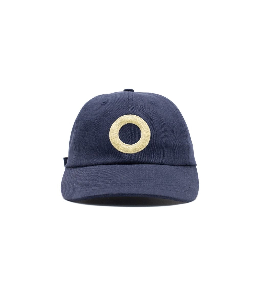 Casquette Pop Trading Company O Sixpanel Hat navy coton, lettre O en feutre — photo 1