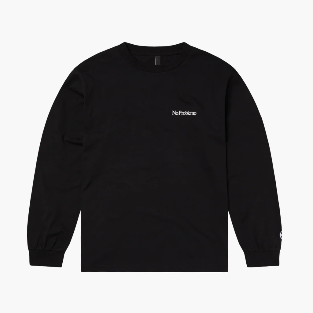Mini Problemo LS Tee Black Aries no problemo