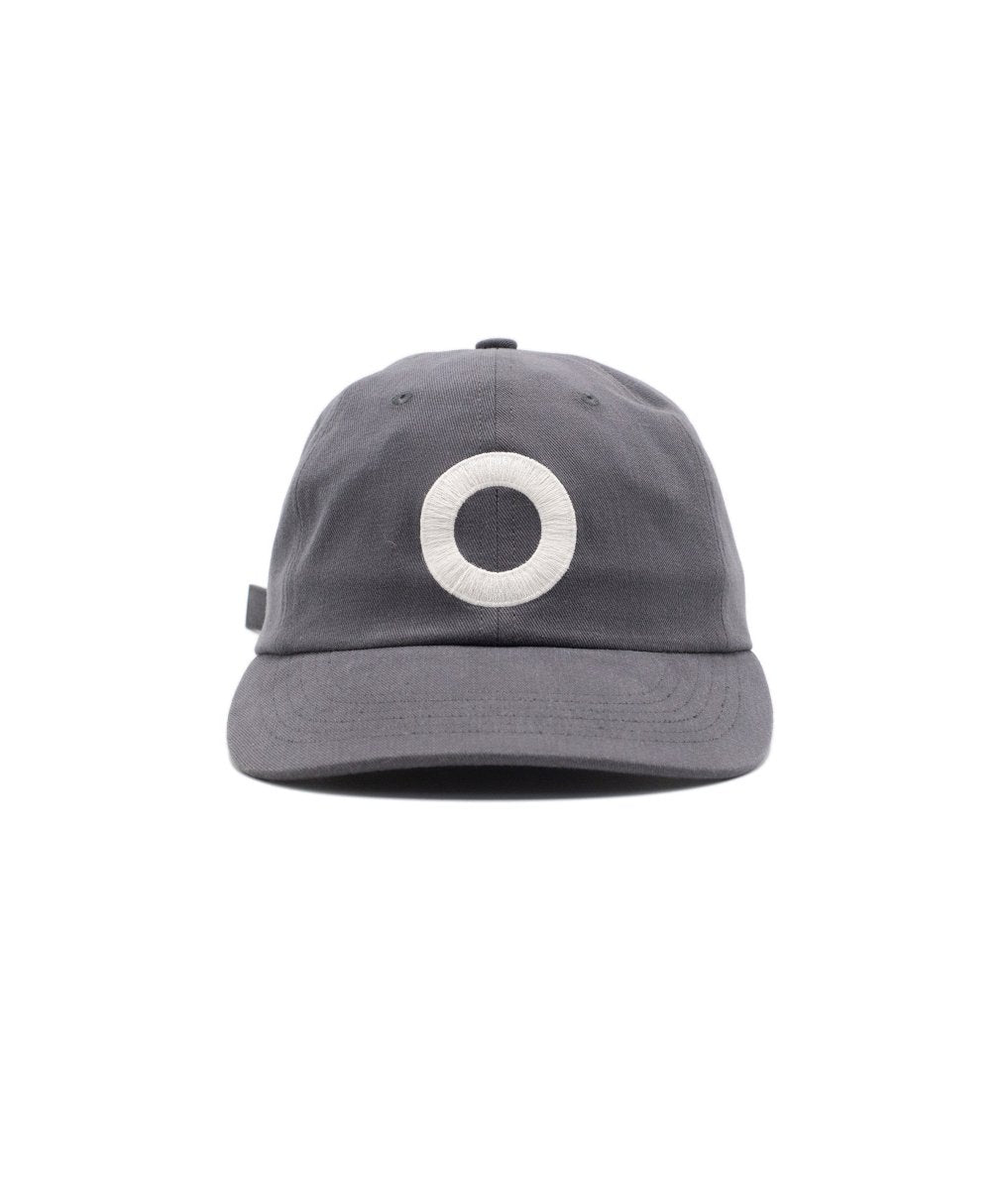 Casquette Pop Trading Company O Sixpanel Hat charcoal coton, lettre O en feutre — photo 1