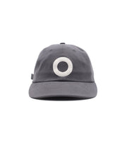 Casquette Pop Trading Company O Sixpanel Hat charcoal coton, lettre O en feutre