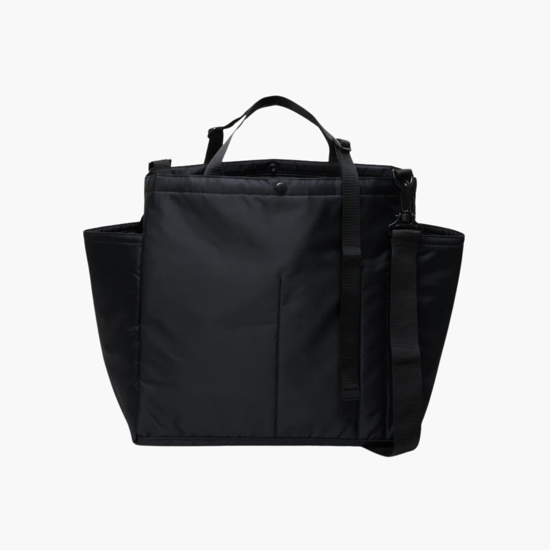 CARRY-ALL BEACH BAG - BLACK PUFFER Bags In Progress