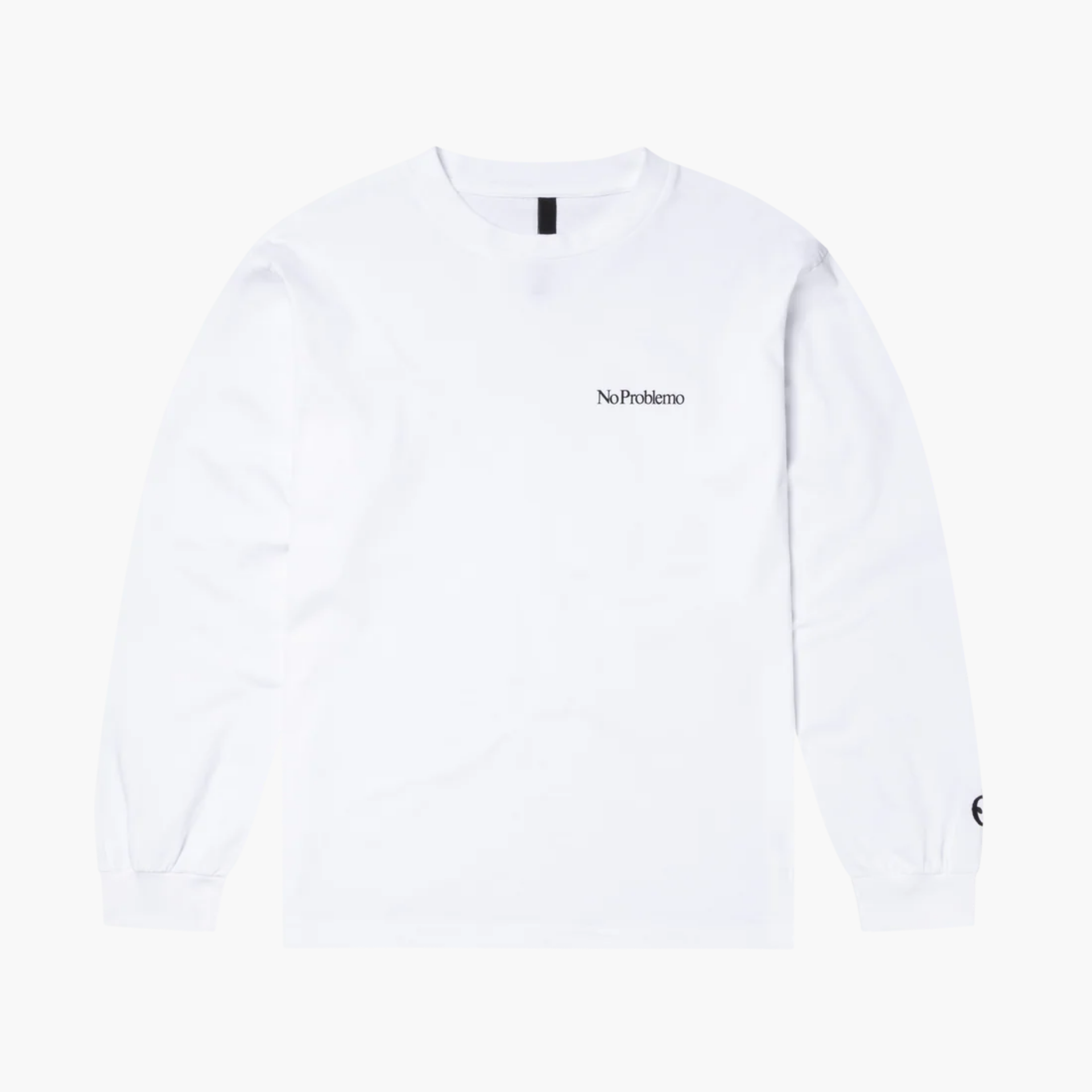 Mini Problemo LS Tee White Aries no problemo