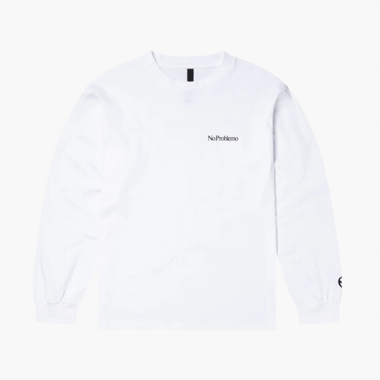 Mini Problemo LS Tee White Aries no problemo