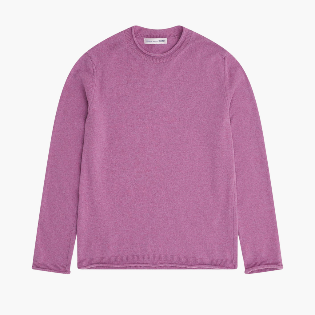 MENS SHIRT KNITTED - PURPLE COMME DES GARÇONS shirt