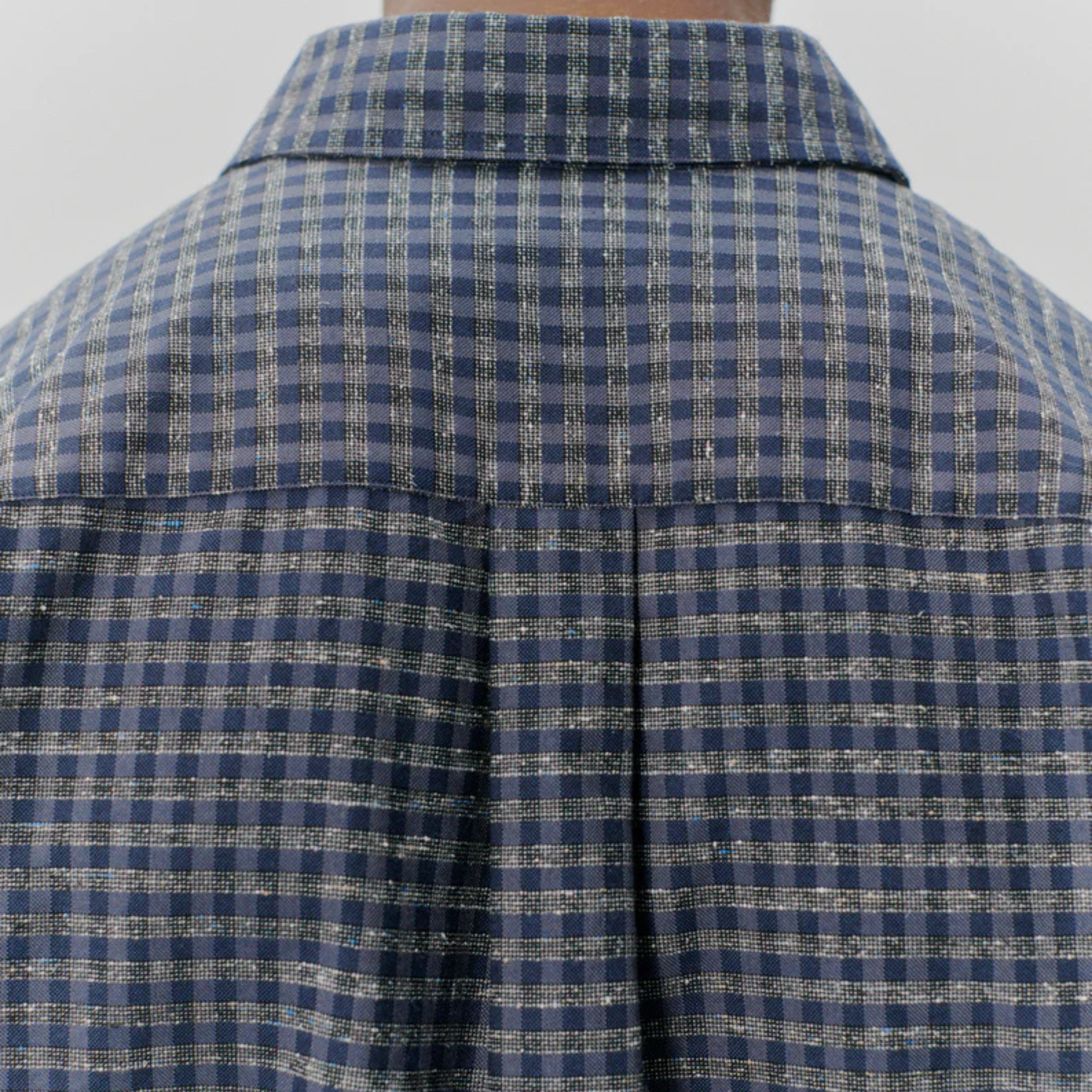 MADE SHIRT - NAVY/BLUE/GREY Aura