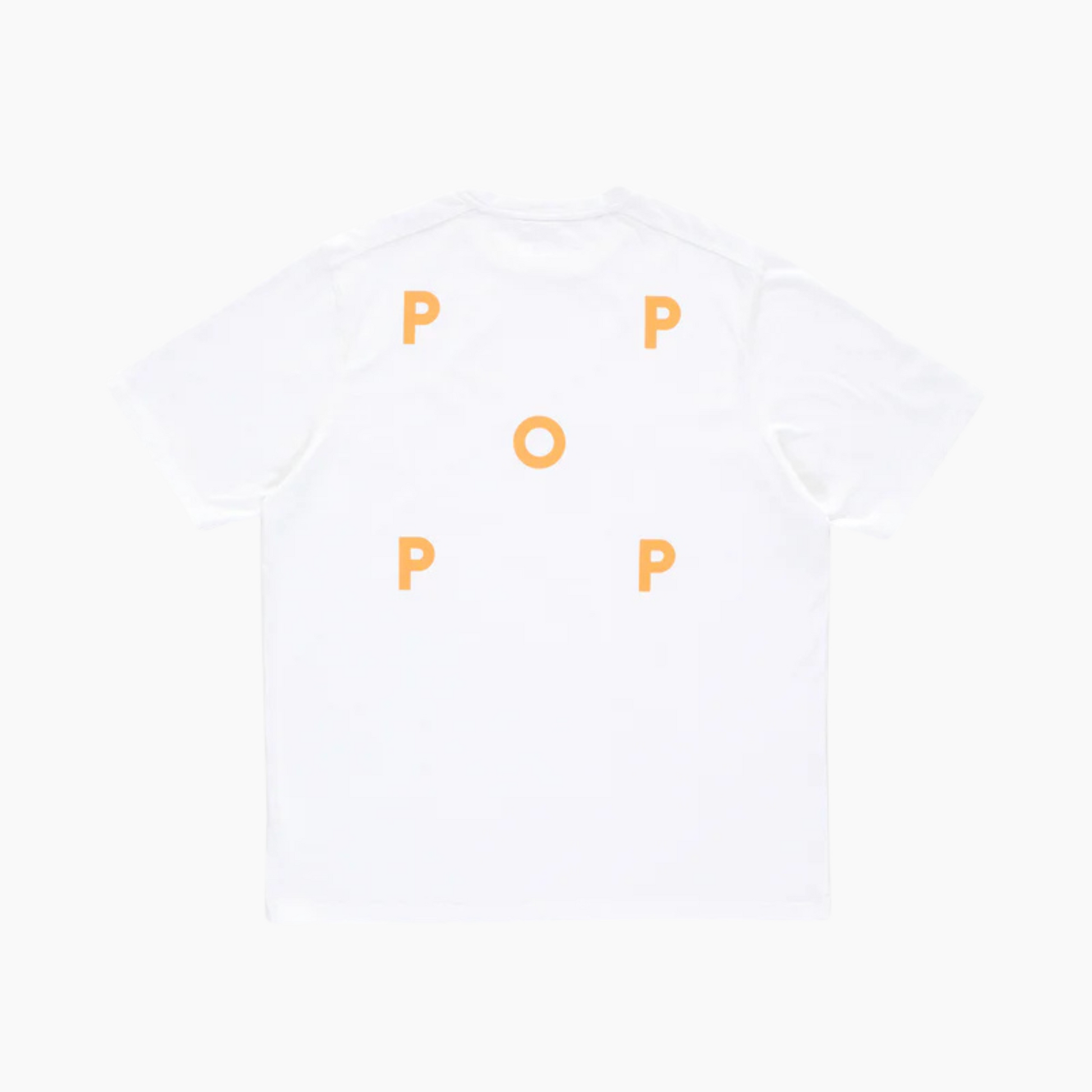 logo t-shirt - white/yellow - Aura