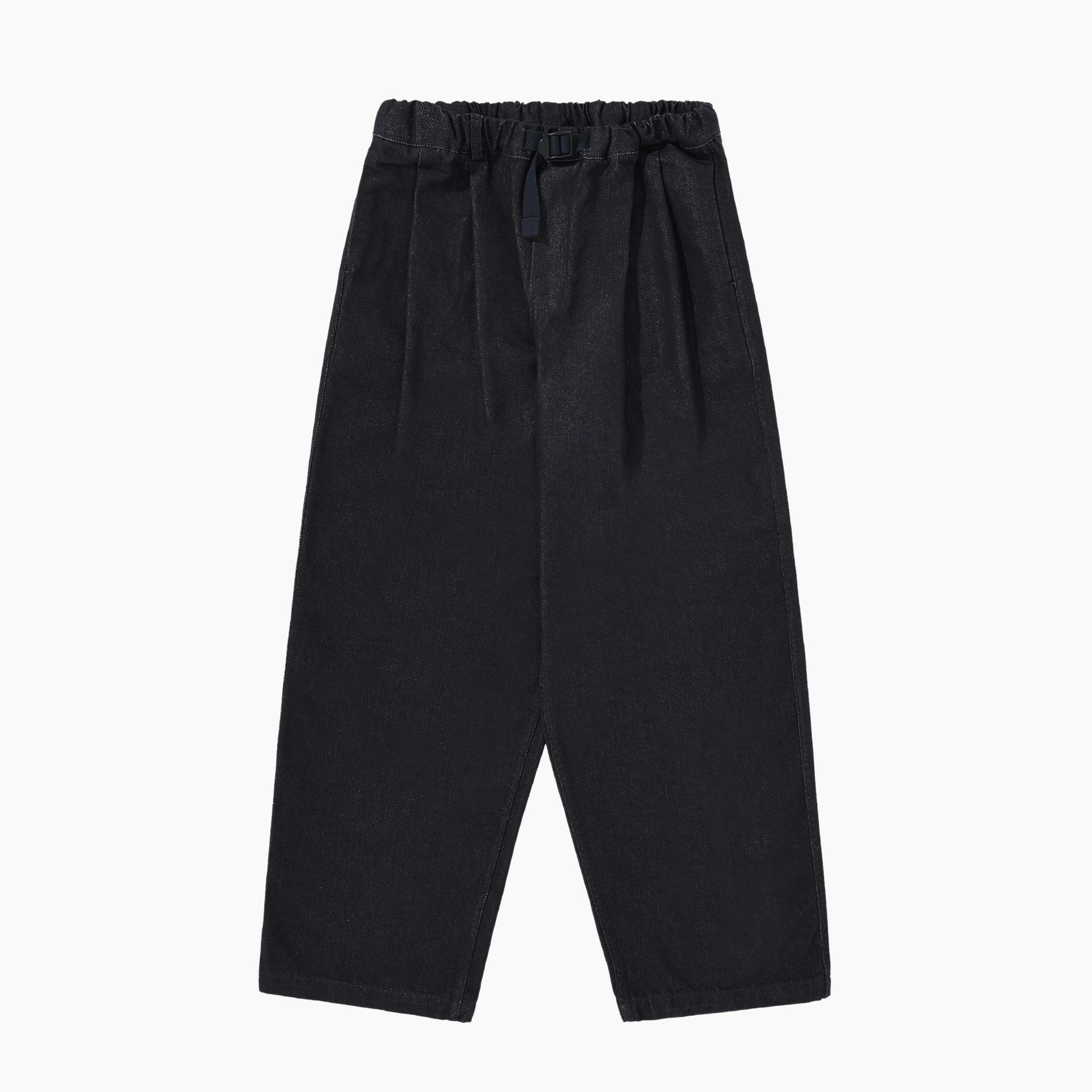 Two tuck wide denim pant - Aura