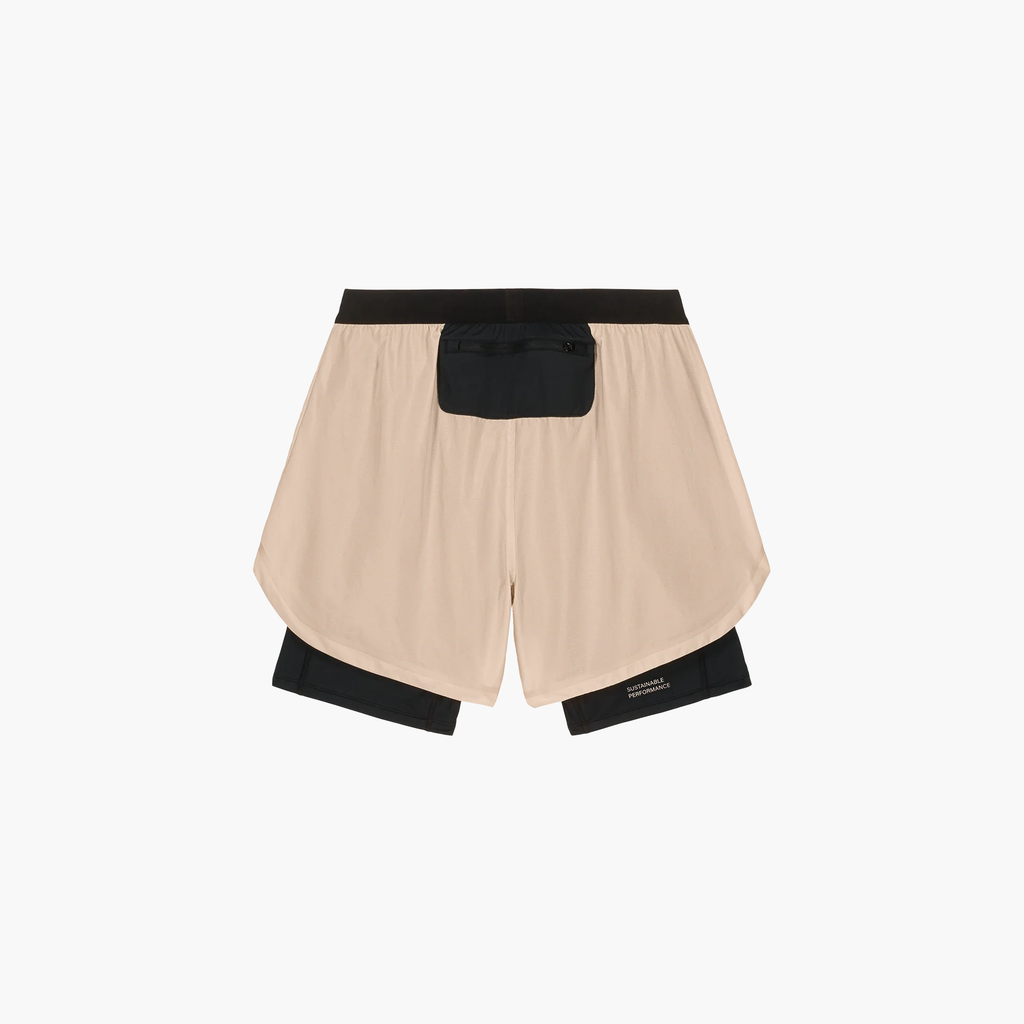 BioRip - Short 2en1 - Beige ACT Running
