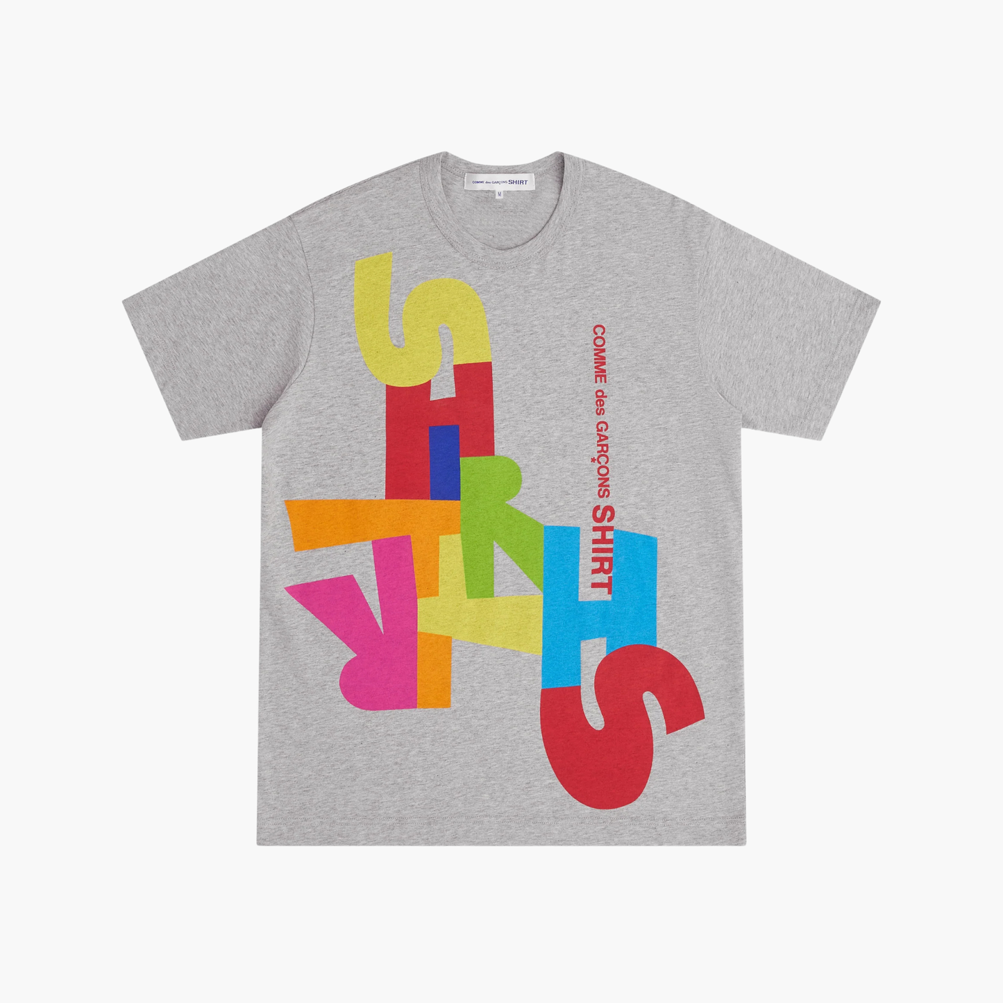 Men's Graphic Printed T-Shirt GREY COMME DES GARÇONS shirt