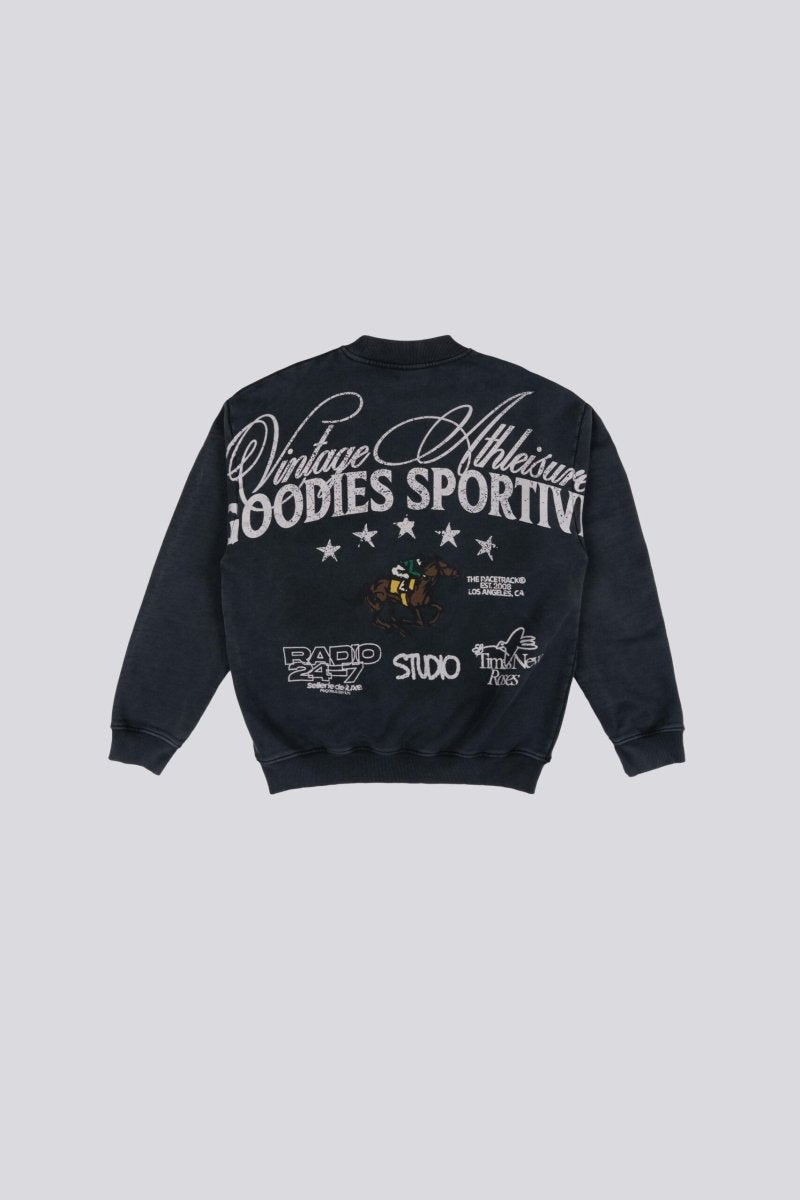 RADIO 24:7 CREWNECK - Faded Grey GOODIES SPORTIVE - packshot dos