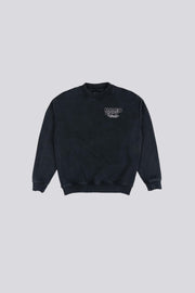 RADIO 24:7 CREWNECK - Faded Grey GOODIES SPORTIVE - packshot face